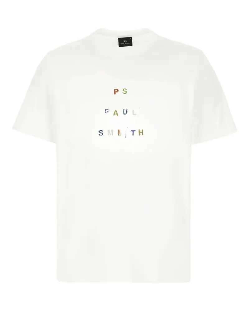 Paul Smith T-Shirt mit Logo-Print - Weiß Weiß