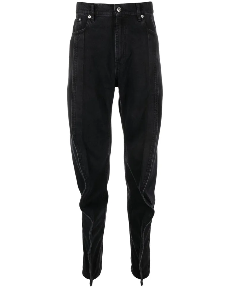 Y/PROJECT Banana Jeans aus Bio-Baumwolle - Schwarz Schwarz