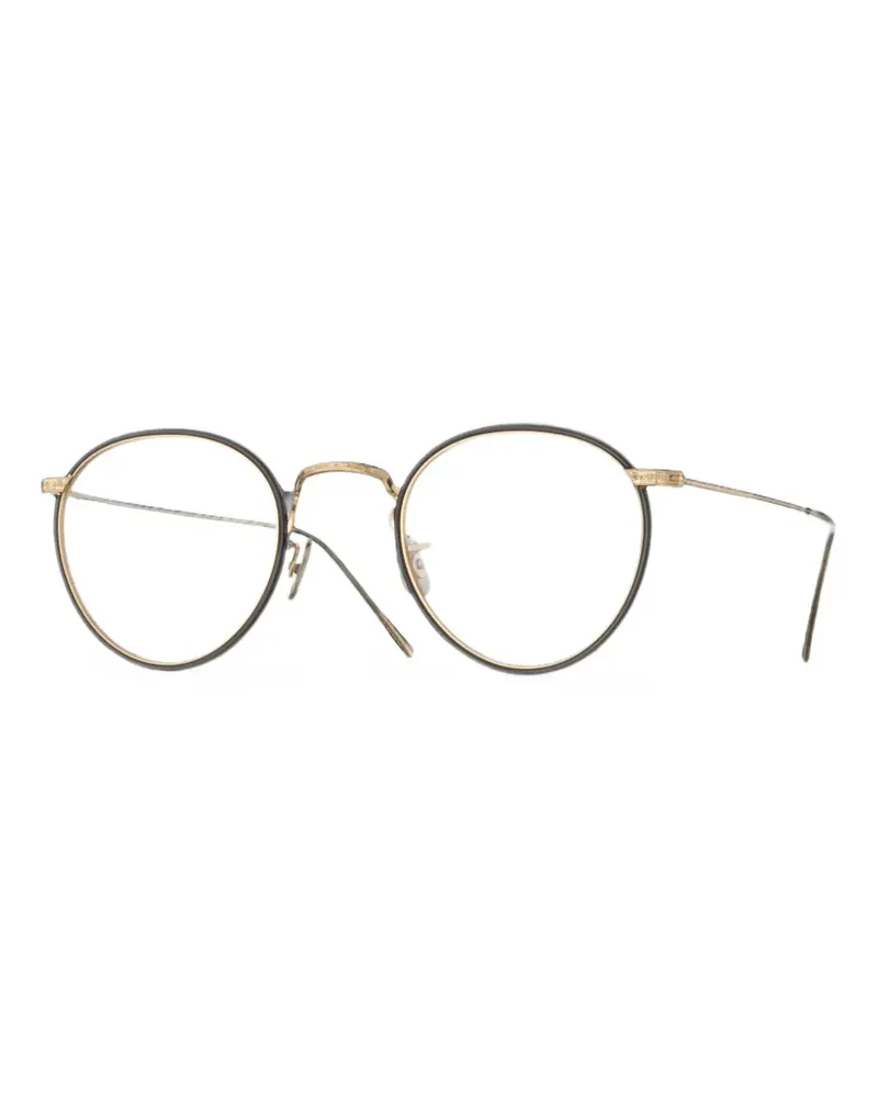 EYEVAN 7285 Brille mit rundem Gestell - Metallic Metallic