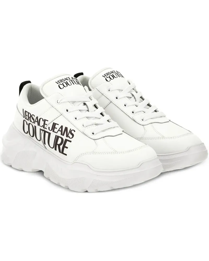 Versace Jeans Sneakers mit dicker Sohle - Weiß Weiß