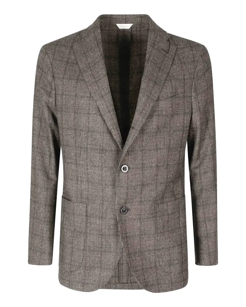 Boglioli Prince of Wales-check blazer - Nude Nude