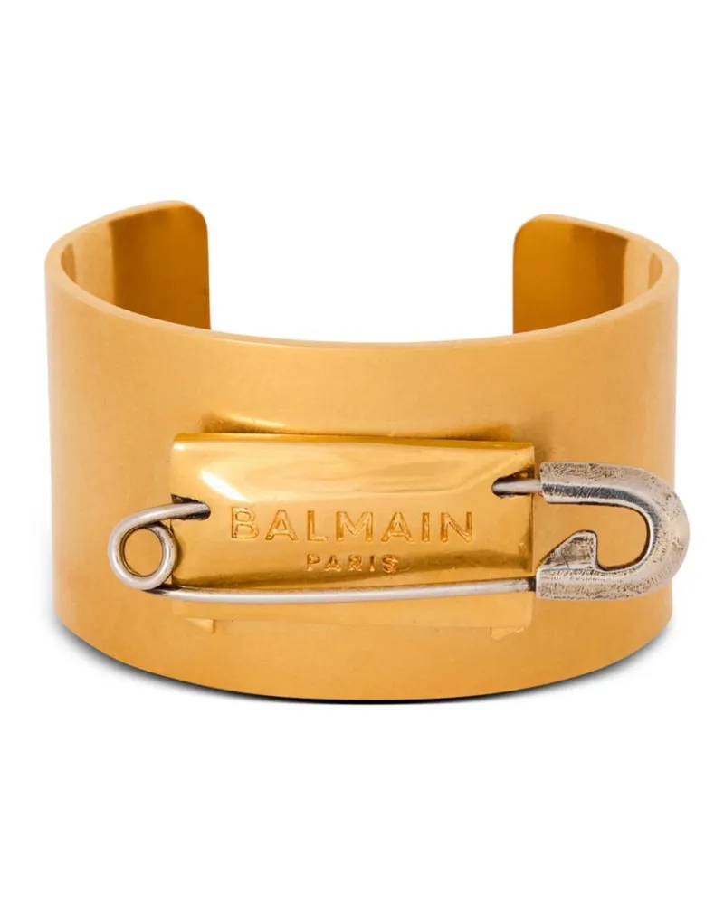 Balmain Sicherheitsnadel-Armband - Gold Gold