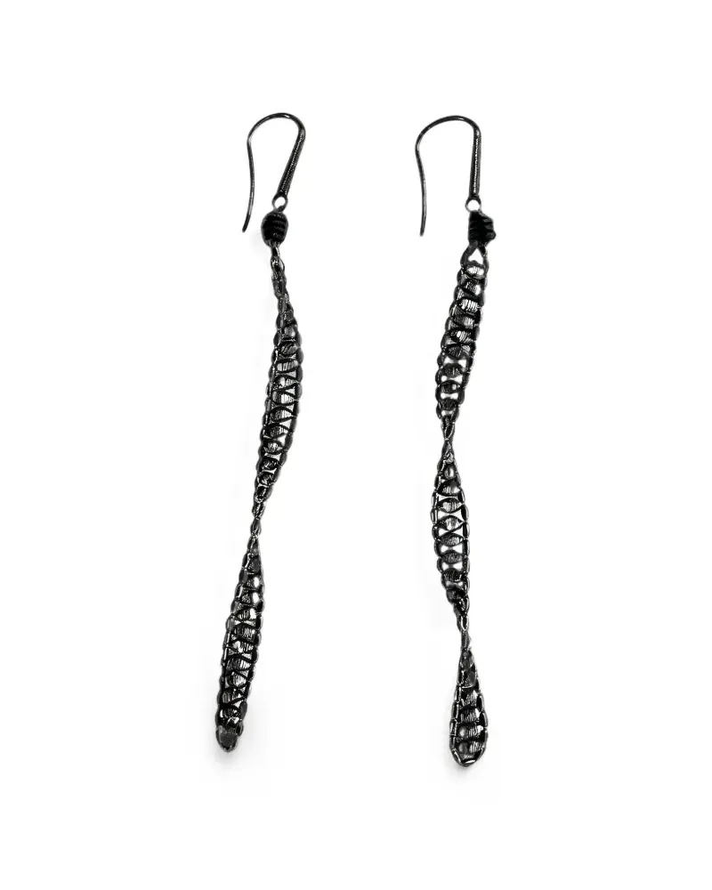 Brunello Cucinelli monili drop earrings - Schwarz Schwarz