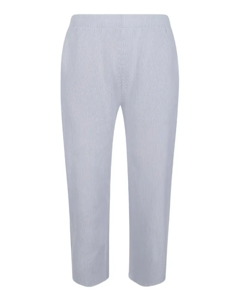 Issey Miyake pleated tapered trousers - Grau Grau