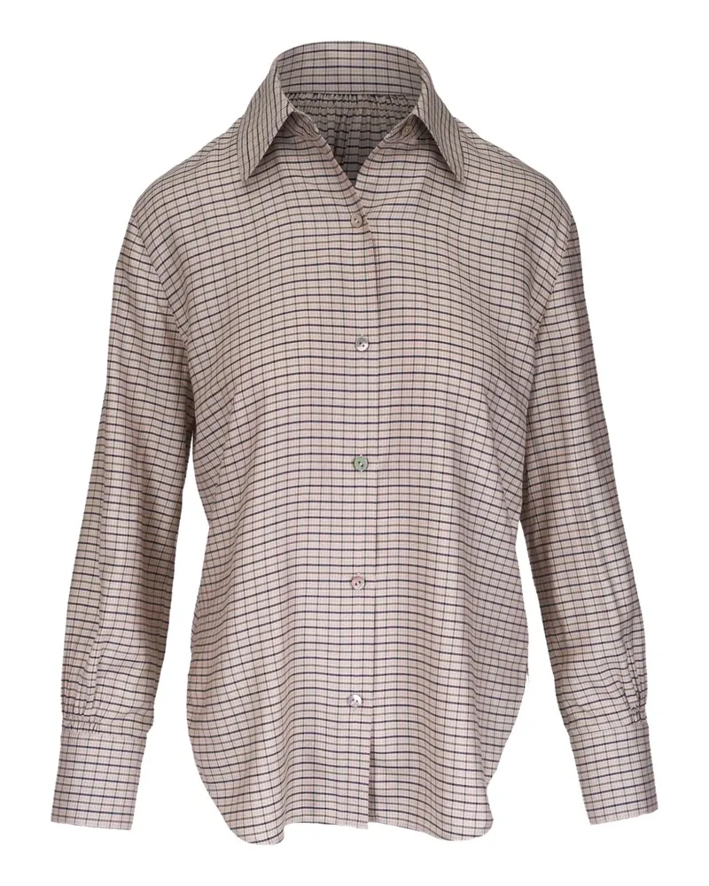 Vince Kariertes Hemd - Nude Nude