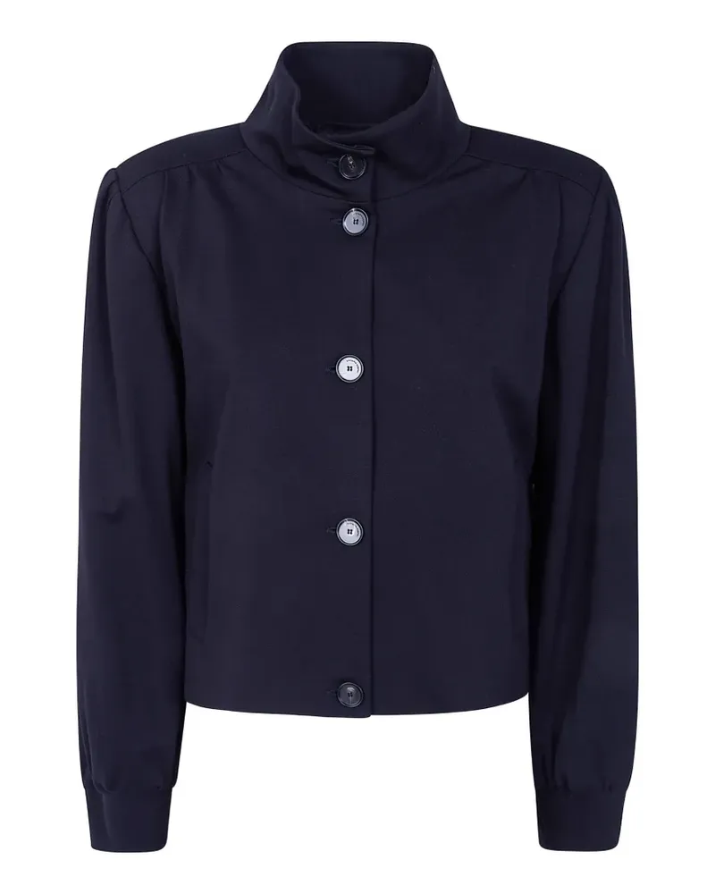 Liviana Conti button-up fitted jacket - Schwarz Schwarz