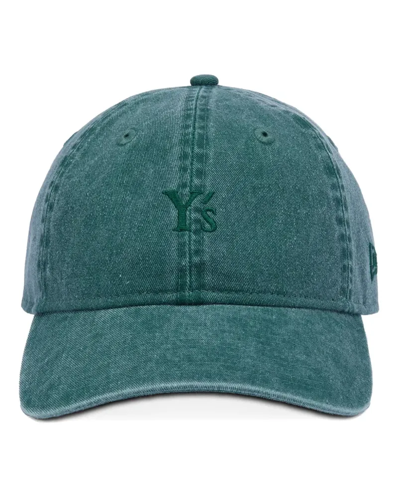 Yohji Yamamoto Baseballkappe mit Stickerei - Grün Grün
