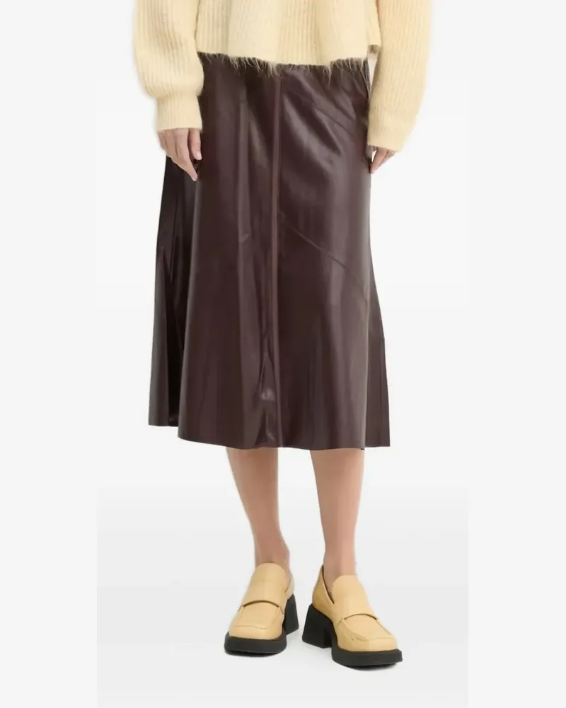 BRUUNS BAZAAR panelled midi skirt - Braun Braun