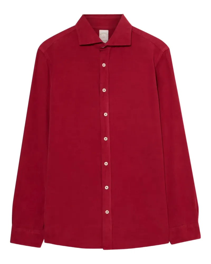Brooks Brothers corduroy spread-collar shirt Rot
