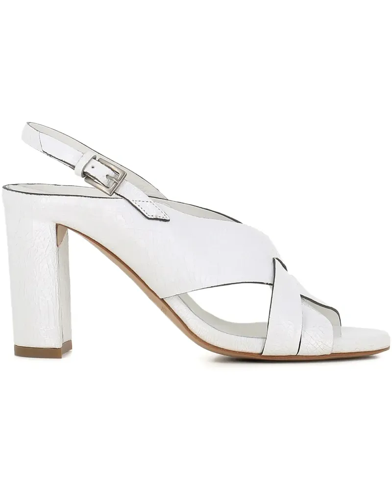 Roberto del Carlo Slingback-Sandalen - Weiß Weiß