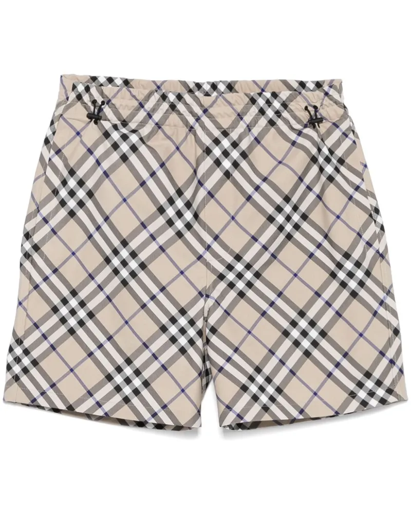 Burberry Shorts mit Karomuster - Nude Nude