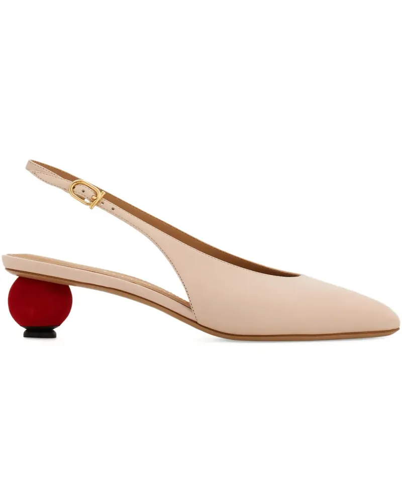 Ferragamo Slingback-Pumps - Rosa Rosa