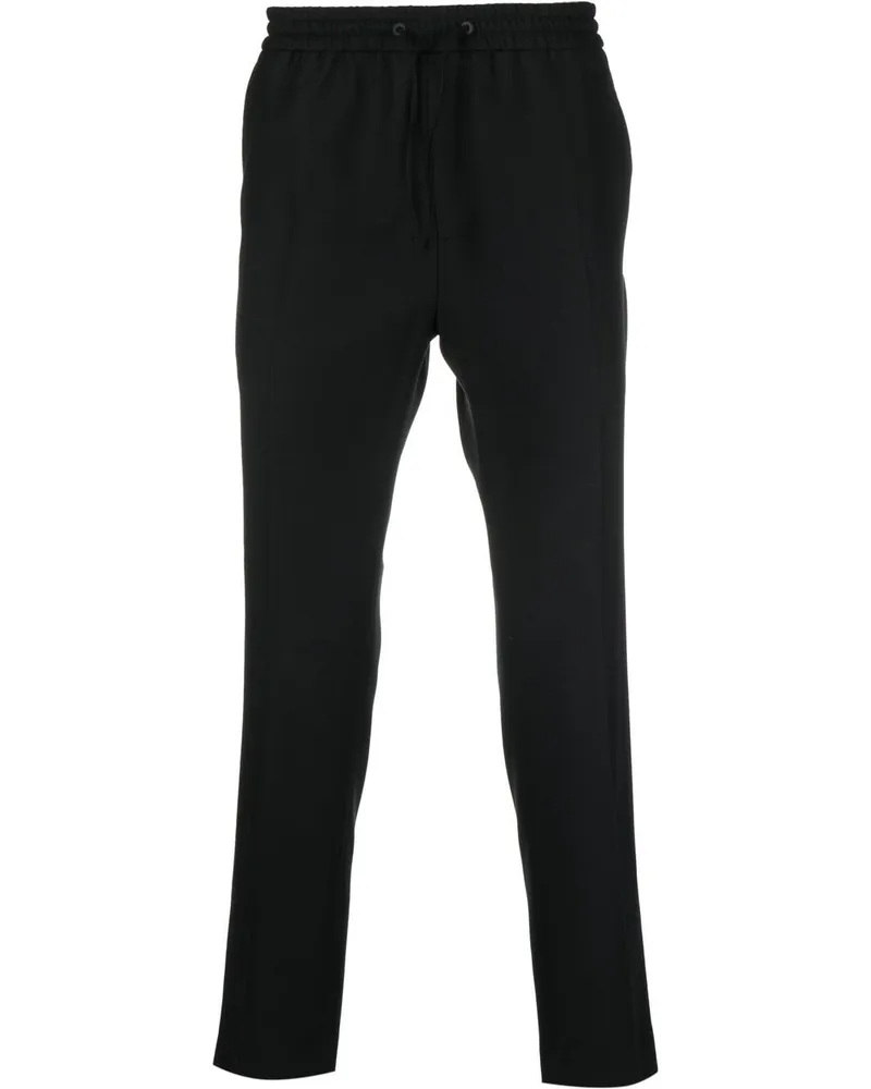 Calvin Klein Gerade Hose mit Kordelzug - Schwarz Schwarz