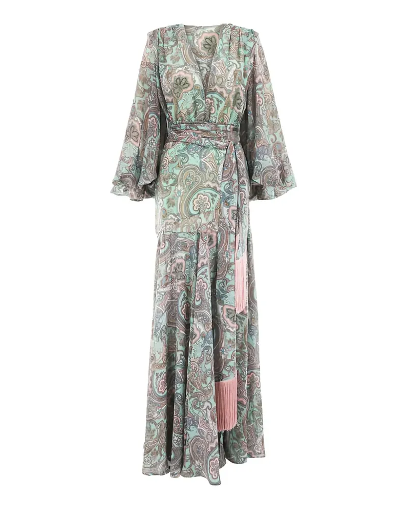 BRONX AND BANCO Abendkleid mit Paisley-Print - Grün Grün