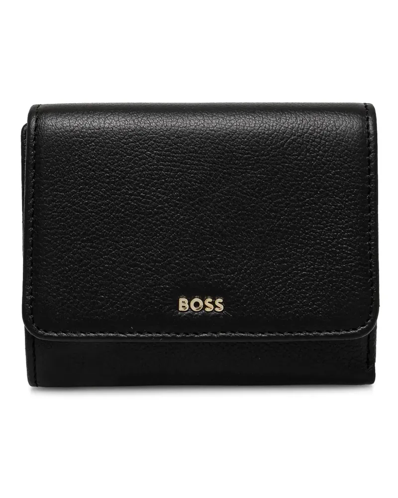 HUGO BOSS Portemonnaie mit Logo - Schwarz Schwarz
