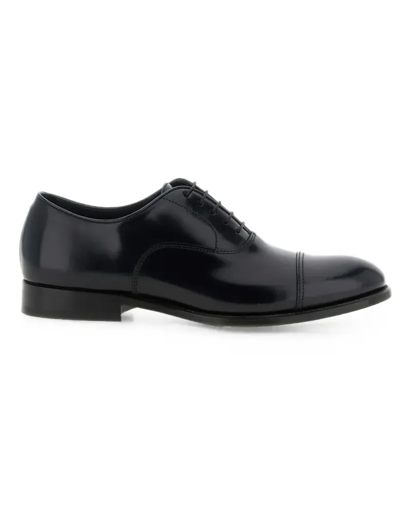 Doucal´s Oxford-Schuhe mit angeschnittener Kappe - Schwarz Schwarz