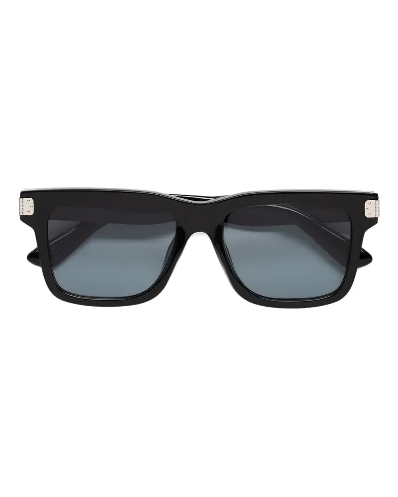Maison Margiela DCX Sonnenbrille mit quadratischem Gestell - Schwarz Schwarz