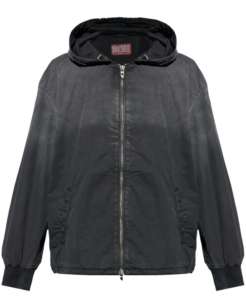 Diesel Jacke aus Baumwolle - Schwarz Schwarz