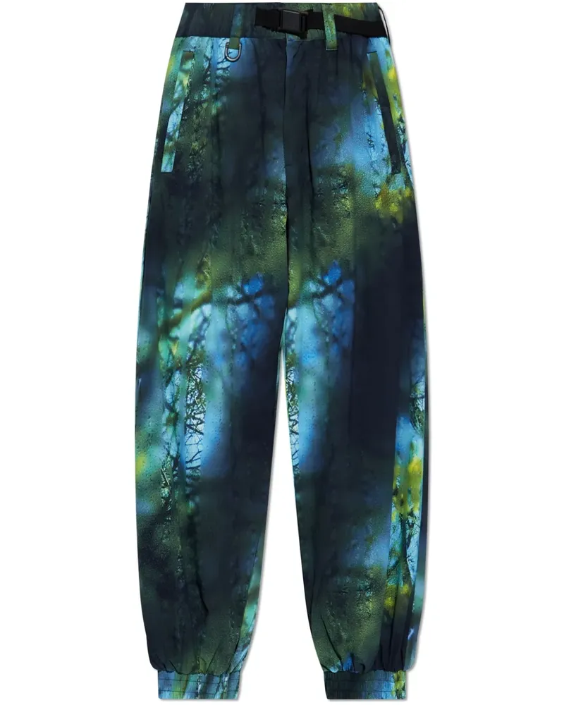 Y-3 AOP Ripstop-Hose - Blau Blau