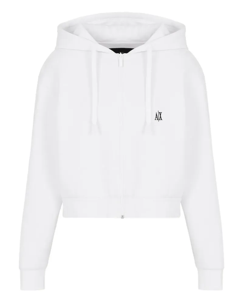 Armani Exchange Sweatshirt mit Reißverschluss - Weiß Weiß
