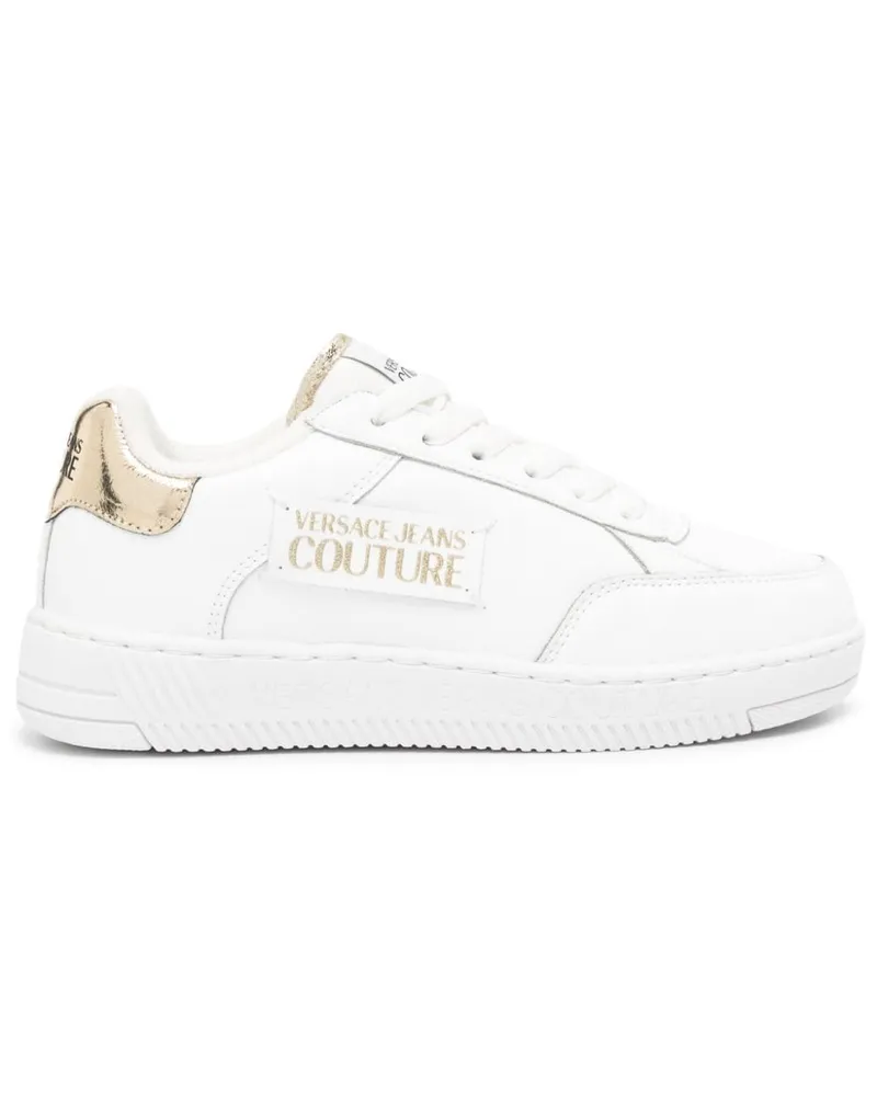 Versace Jeans Meyssa Sneakers mit Logo-Patch - Weiß Weiß