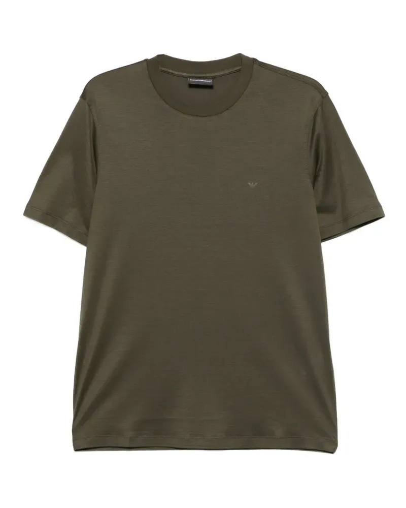 Emporio Armani logo-detail T-shirt - Grün Grün