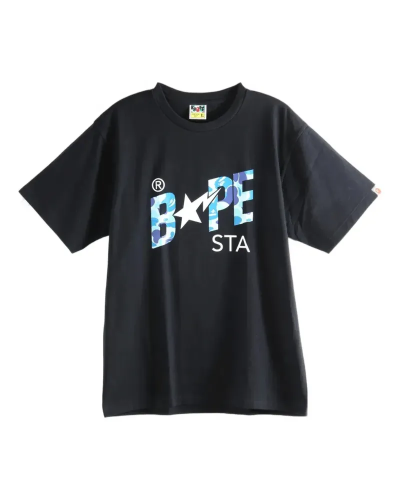 BAPE Bape Sta camo-print T-shirt - Schwarz Schwarz