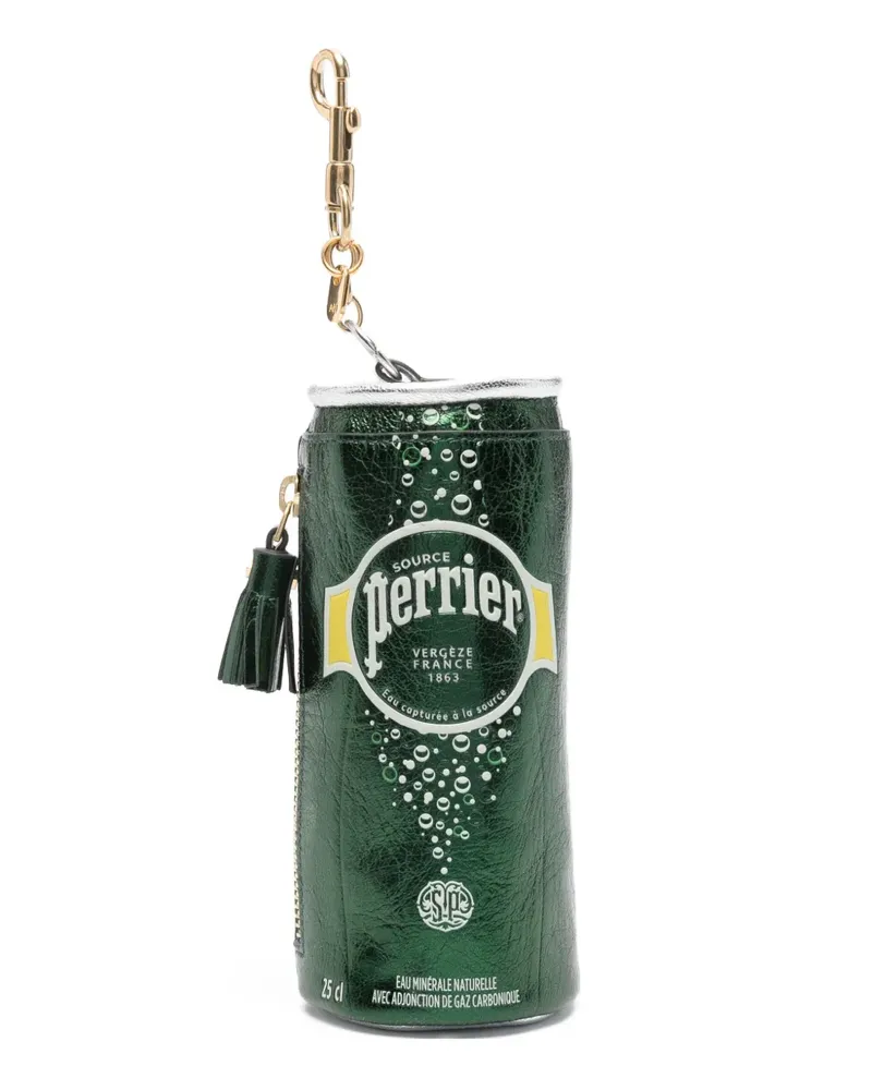 Anya Hindmarch Anya Brands Perrier Taschenanhänger mit Münztäschchen - Grün Grün