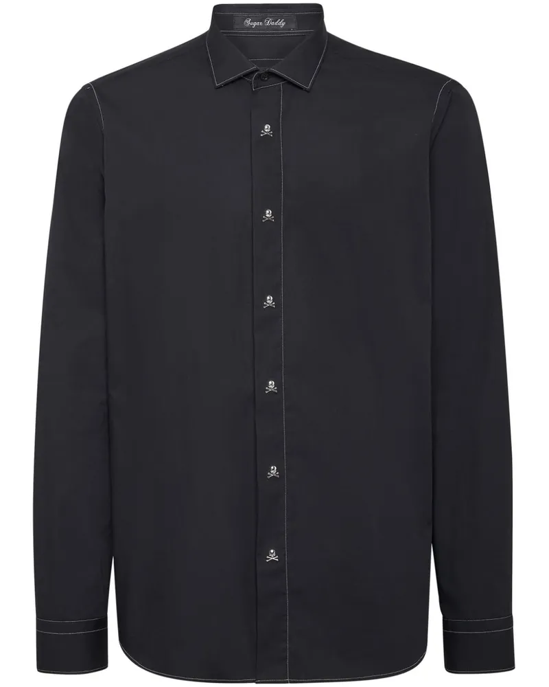 Philipp Plein Sugar Daddy Hemd - Schwarz Schwarz