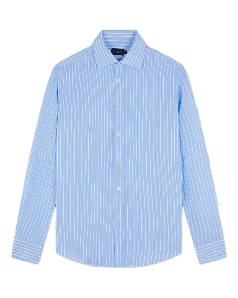 Paul & Shark Gestreiftes Hemd - Blau Blau