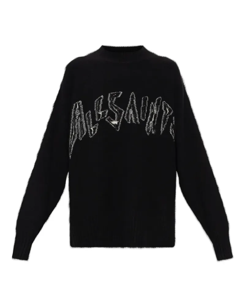 AllSaints Pullover mit Zink-Logo - Schwarz Schwarz