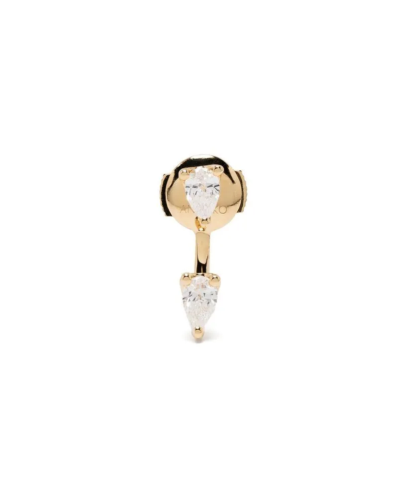 ANITA KO 18kt Orbit Gelbgoldohrring mit Diamanten Gelb
