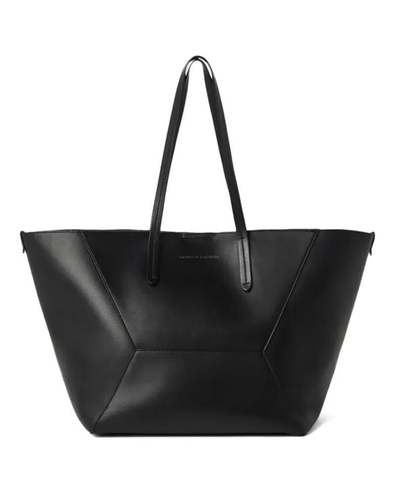 Brunello Cucinelli Großer BC Duo Tote Bag mit Einsätzen - Schwarz Schwarz