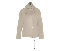 Kapuzenjacke in Knitteroptik - Nude