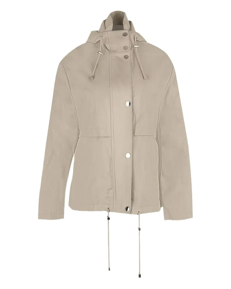 Michael Kors crushed hooded jacket - Nude Nude