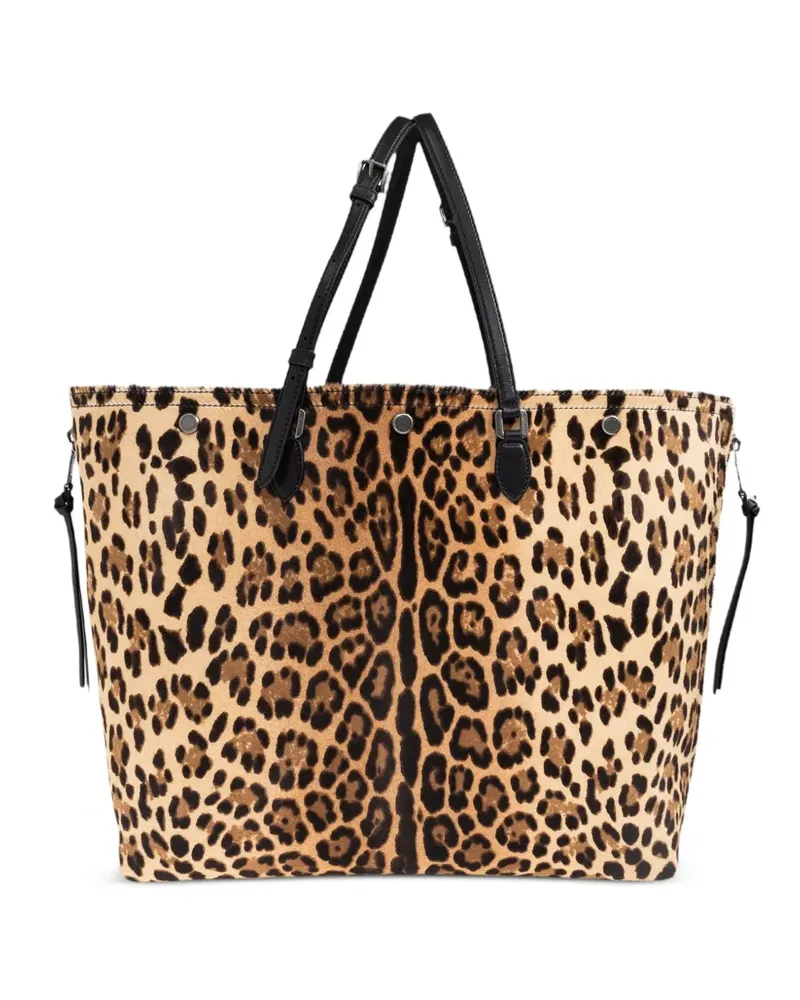 Dolce & Gabbana Shopper mit Leoparden-Print - Nude Nude