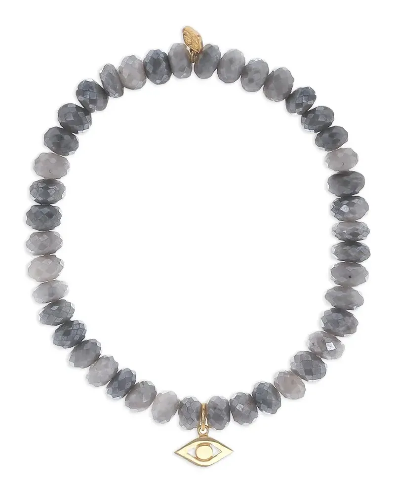 Sydney Evan Armband mit Evil Eye-Anhänger - Gold Gold