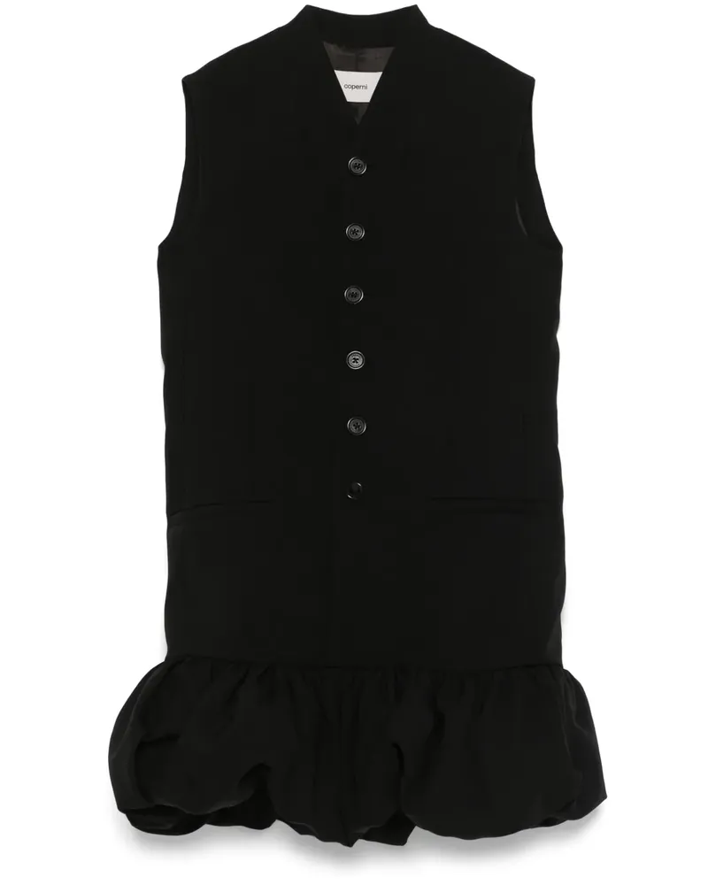 COPERNI Gerafftes Minikleid - Schwarz Schwarz