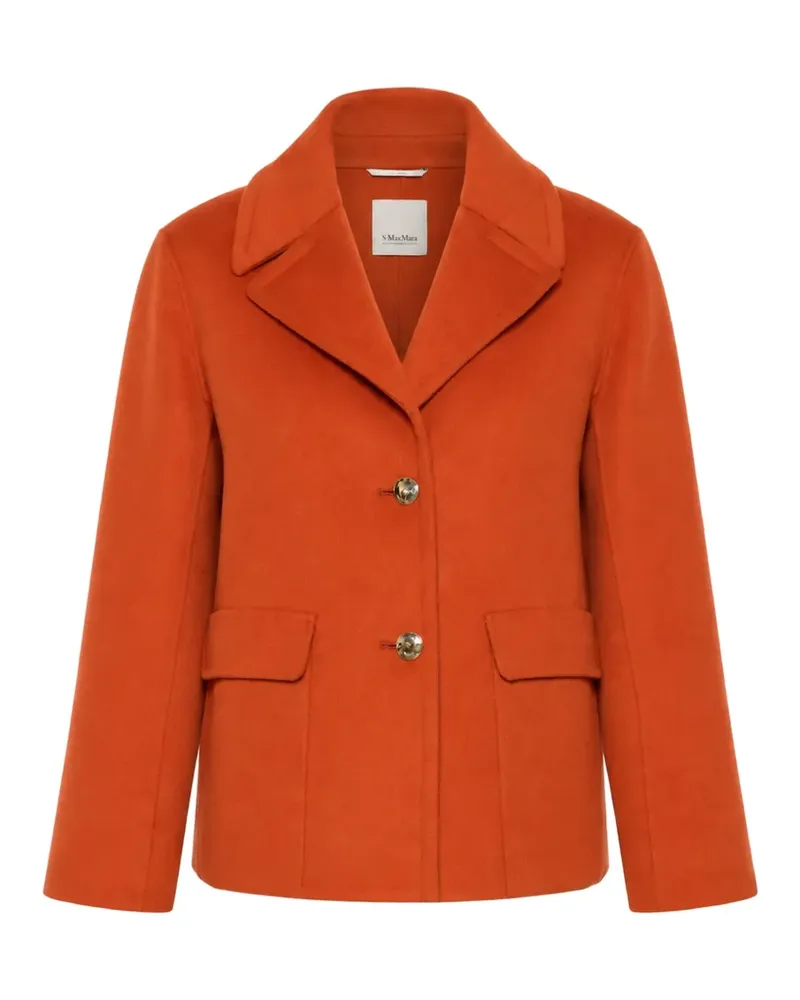 Max Mara notched-lapel blazer - Orange Orange