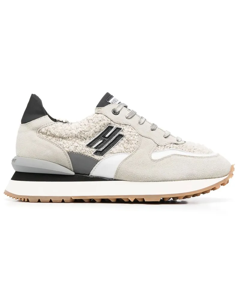 Hide & Jack Sneakers mit Logo-Patch - Nude Nude