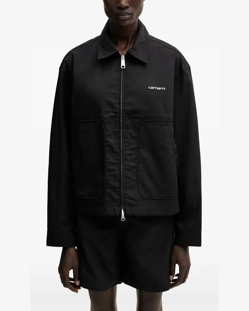 Carhartt WIP Postal zip-up jacket - Schwarz Schwarz