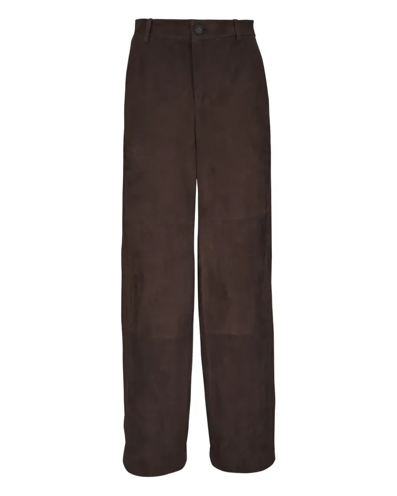 Vince Hose mit Kontrasteinsätzen - Braun Braun