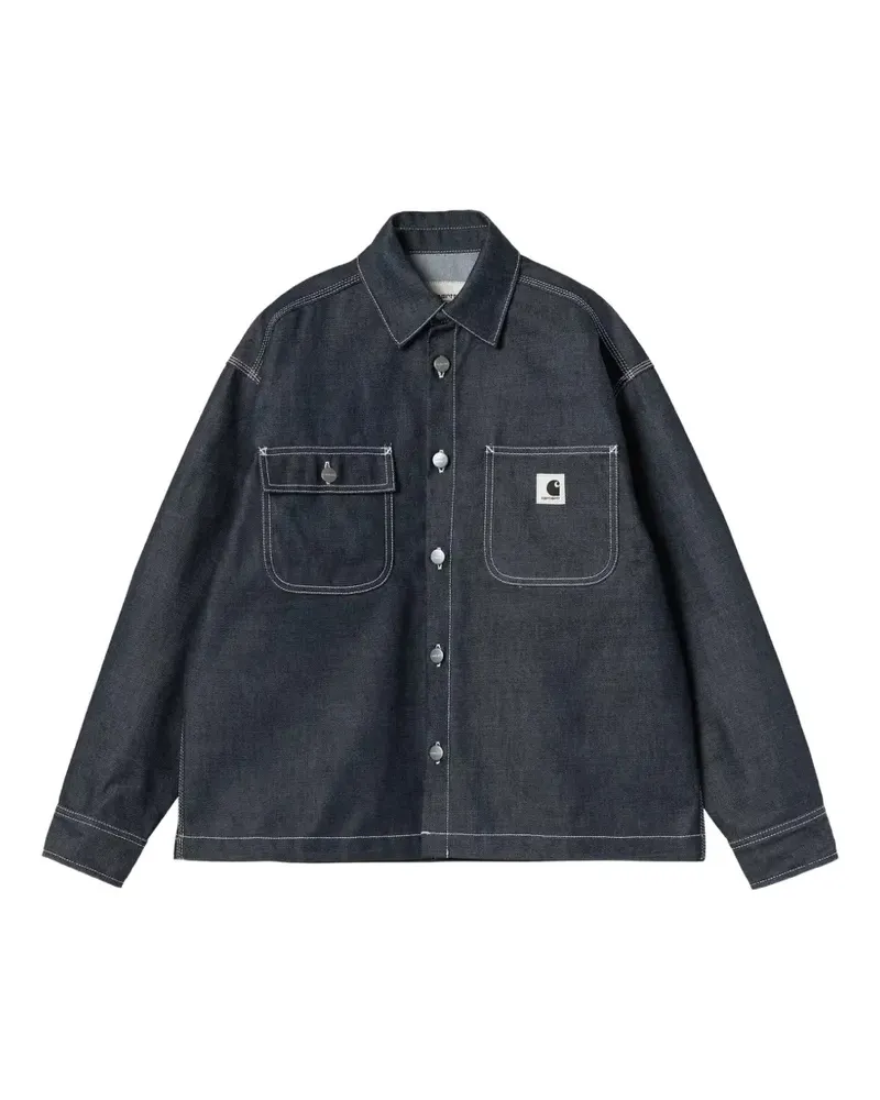 Carhartt WIP contrast-stitch denim jacket - Blau Blau