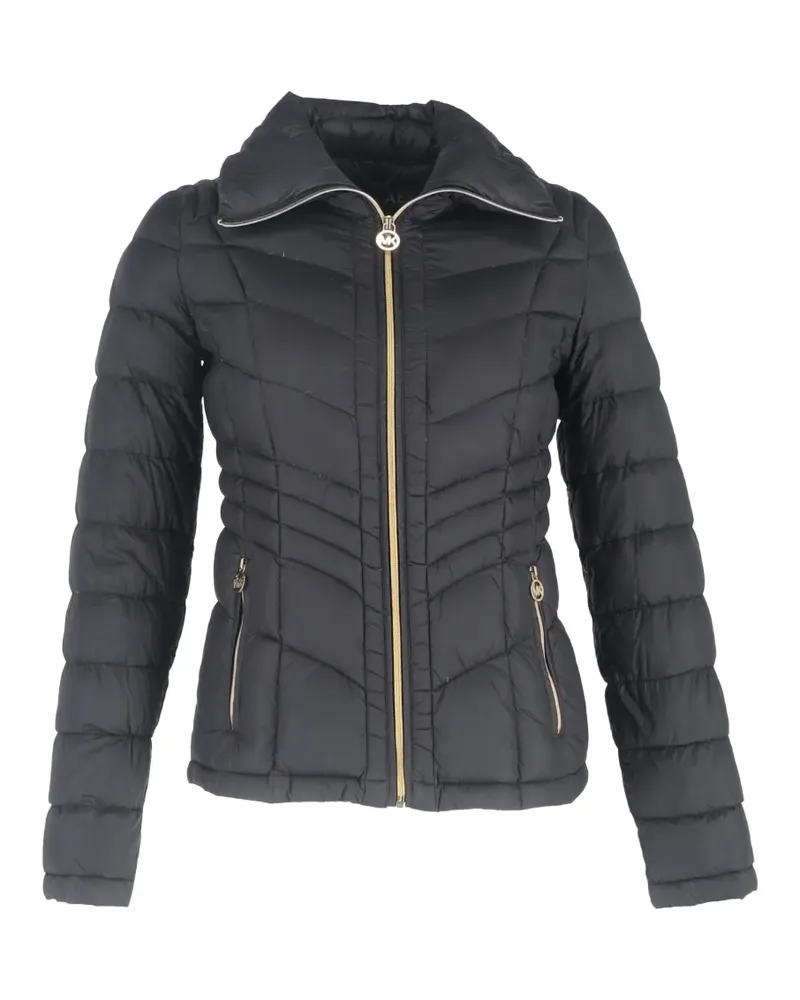 Michael Kors logo-detail padded jacket - Schwarz Schwarz