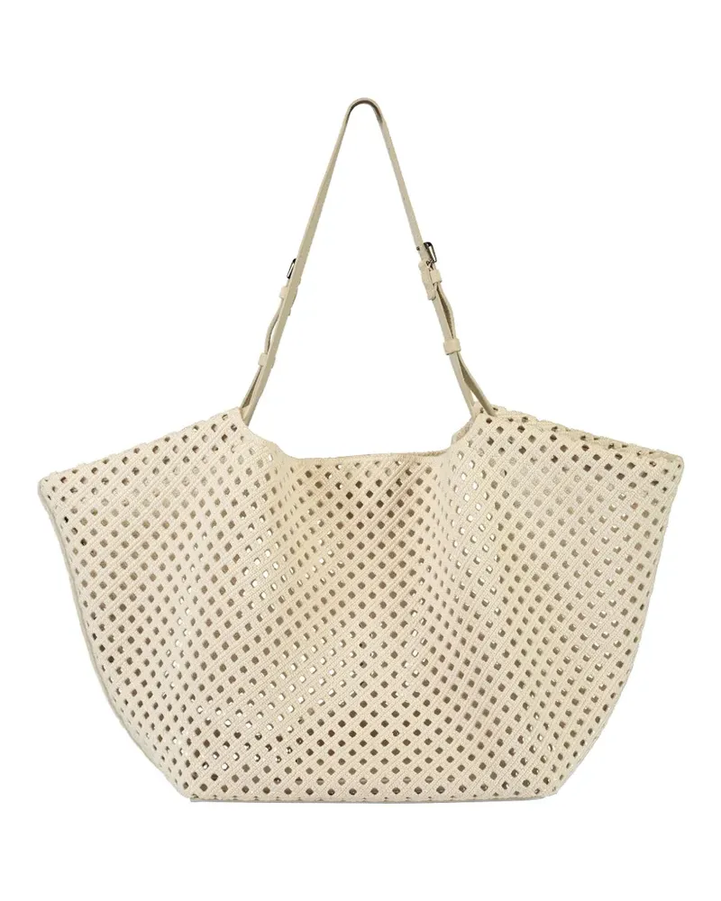 Brunello Cucinelli Bestickte Tote Bag - Nude Nude