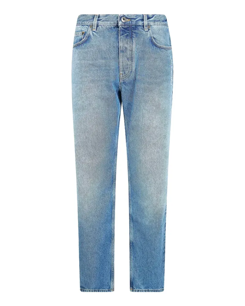 OFF-WHITE Slim-Fit-Jeans mit Pfeilen - Blau Blau