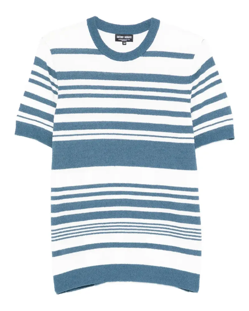 Antony Morato Baltimora 1 striped T-shirt - Weiß Weiß