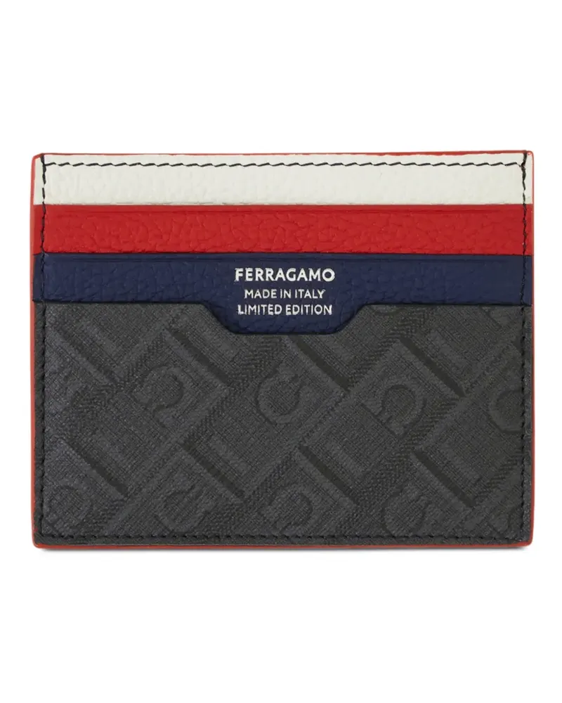 Ferragamo Citymatch Capsule Kartenetui mit Monogramm - Schwarz Schwarz