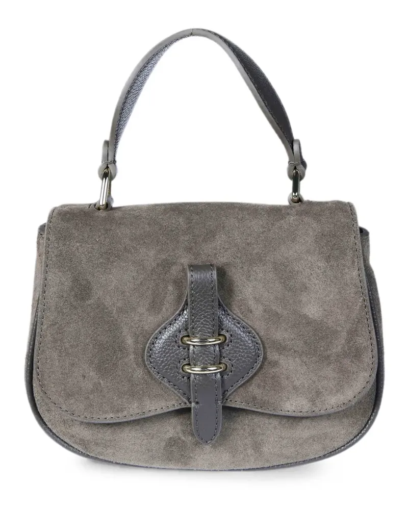 Coccinelle Mavery Schultertasche aus Wildleder - Grau Grau
