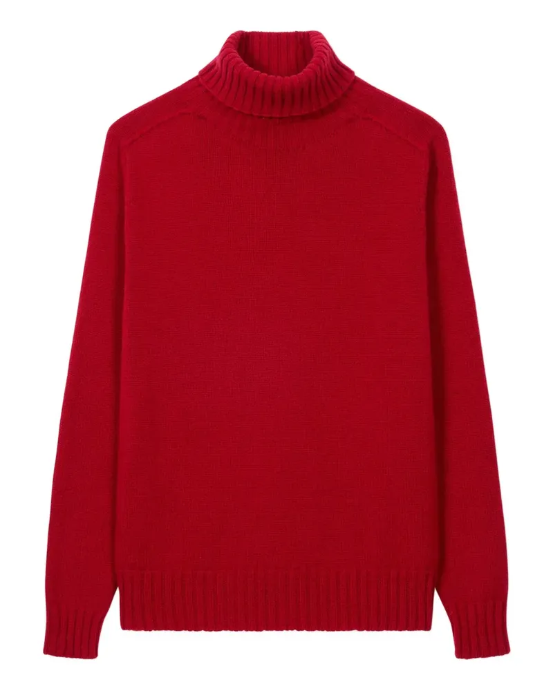 Eric Bompard Pullover mit Rollkragen - Rot Rot